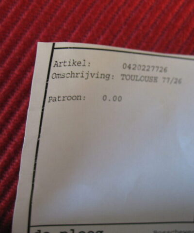 De Ploeg Toulouse 77/26 rood roze