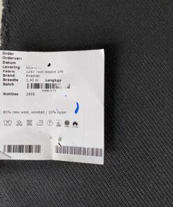 Kvadrat Twill Weave 190 grafiet grijs