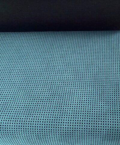 Alcantara Domino 6801 zacht blauw zwart