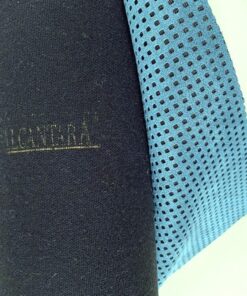 Alcantara Domino 6801 zacht blauw zwart