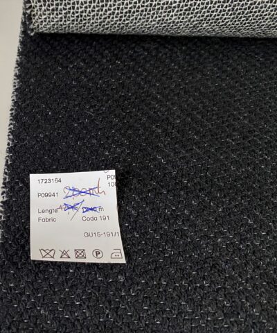 Kvadrat Coda 191 zwart roomwit