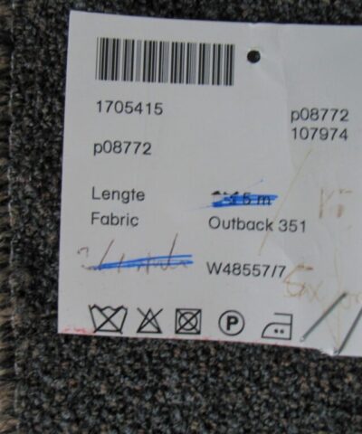 Kvadrat Outback 351 bouclé grijs bruin