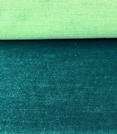 Mohair groen blauw