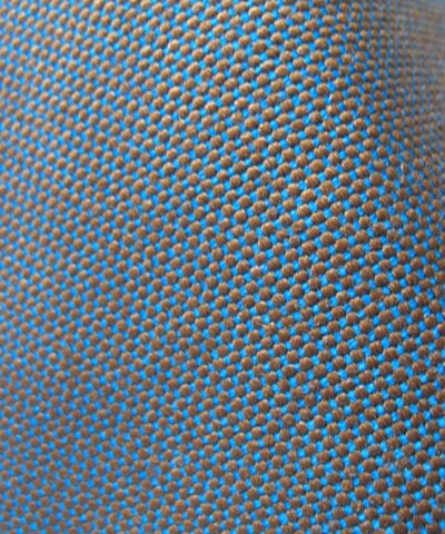 Camira Zap Clang bruin turquoise blauw