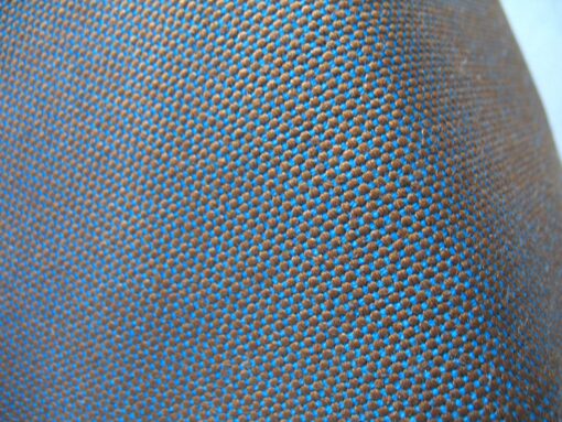 Camira Zap Clang bruin turquoise blauw