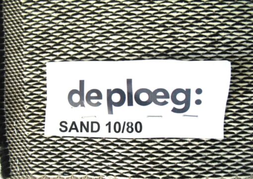 De Ploeg Sand 10/80 zwart creme