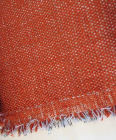 Aristide meubelstof donker oranje creme grijs