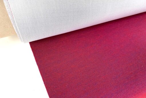 Kvadrat Febrik Uniform Melange oranjerood kobaltblauw