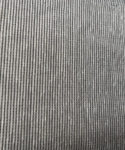 Kinnasand Cord gordijnstof licht grijs zwart