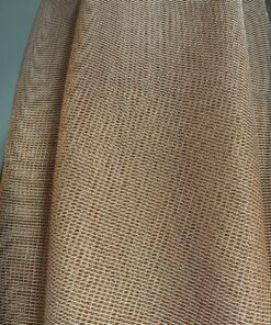 Kvadrat Zulu 2 602 vitragestof abrikoos oranje grijs