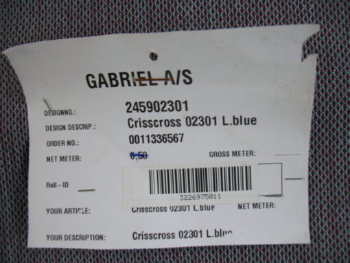 Gabriel Crisscross 2301 Light Blue azuurblauw licht blauw bordeaux rood