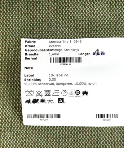 Kvadrat Steelcut Trio 3 946 groen grijs camel