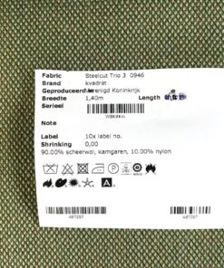 Kvadrat Steelcut Trio 3 946 green grey camel