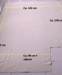 De Ploeg Sand 01/90 creme beige zwart patroon coupon A