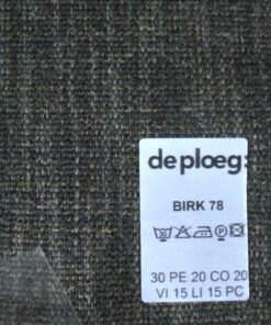 De Ploeg Birk 78 zwart grijs okergeel