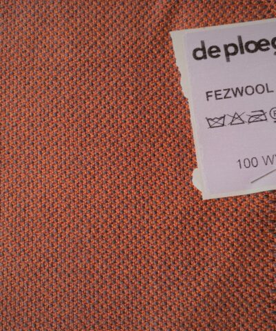 De Ploeg Fezwool 28 oranjeroze grijs