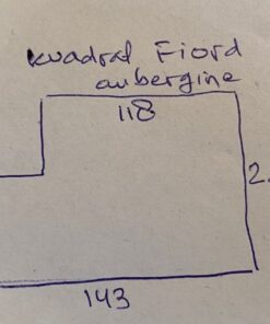 Kvadrat Fiord 591 aubergine rood coupon A