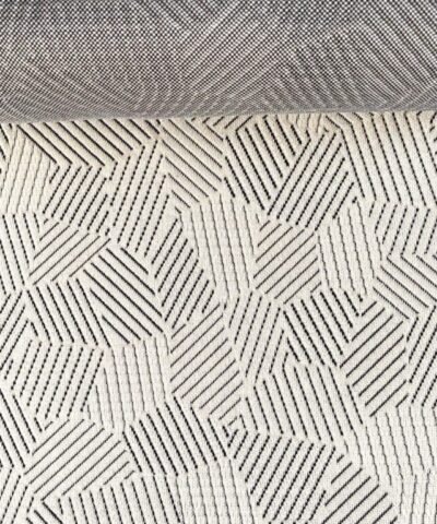 Kvadrat Febrik Razzle Dazzle 0116 creme zwart
