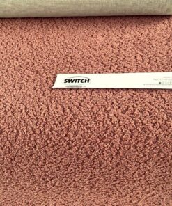 Switch Teddy bouclé, old pink melange