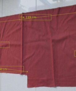 Kvadrat Balder bruinrood donker groen coupon A