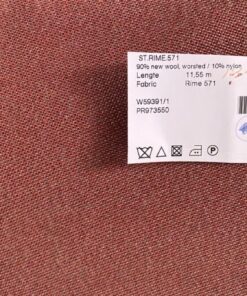 Kvadrat Rime 571 red grey