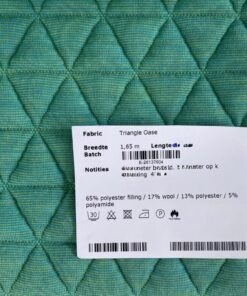 Kvadrat Febrik Triangle 0932 Oase turquoise geel