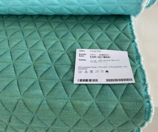 Kvadrat Febrik Triangle 0932 Oase turquoise geel