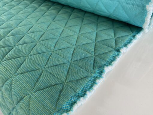 Kvadrat Febrik Triangle 0932 Oase turquoise geel