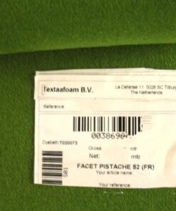 Textaafoam Facet 52 Pistache groen gemêleerd