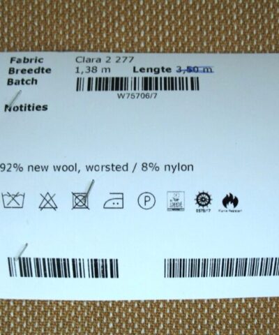 Kvadrat Clara 2 277 camel roomwit