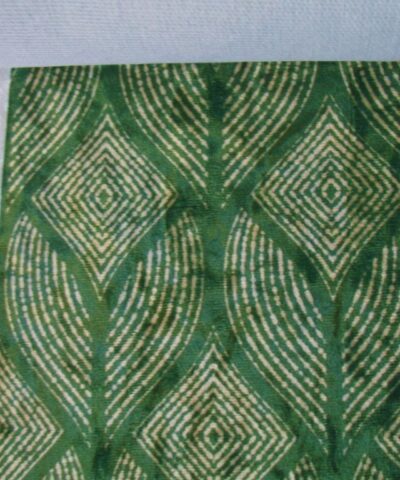 groen en geel patroon velours