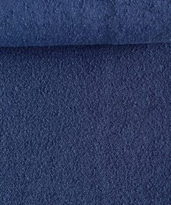 Lilac and blue bouclé upholstery fabric