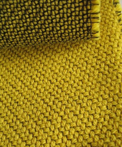 Kvadrat Coda 2 410 geel zwart