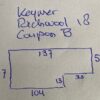 Keymer Richwool 18 okergeel oranje coupon B