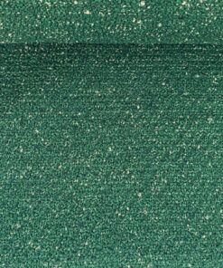 Green and white upholstery fabric