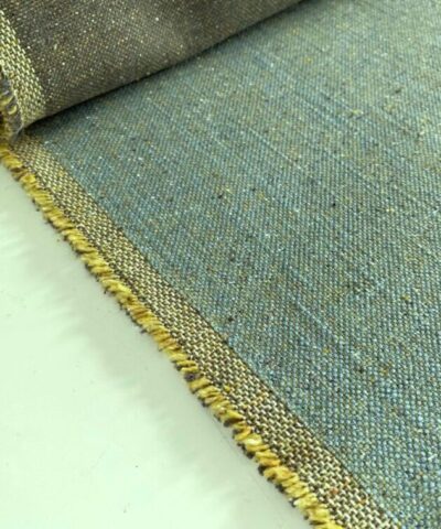 Textaafoam Design lichtblauw okergeel grijs