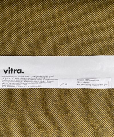 Vitra Hopsak 19 Mustard Dark Grey mosterdgeel grijs