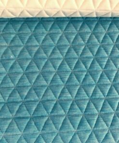 Kvadrat Febrik Triangle light blue cream white