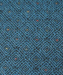 Verotex Tyler Cachet Collection blue and black diamond pattern