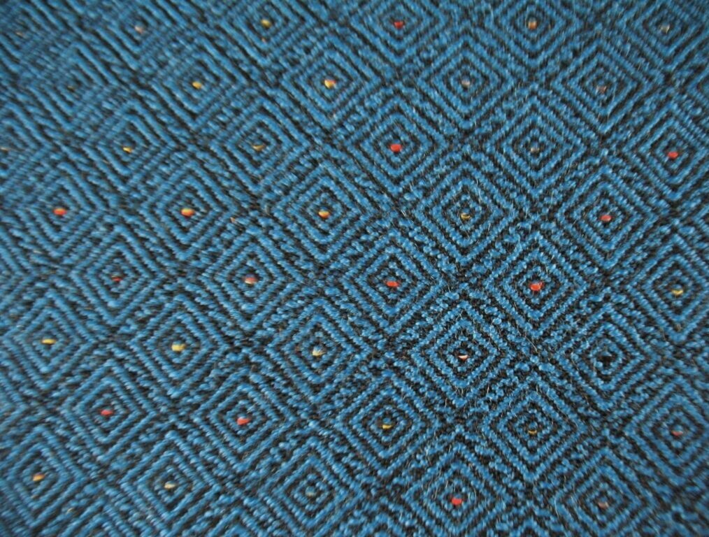 Verotex Tyler Cachet Collection blauw zwart ruitpatroon