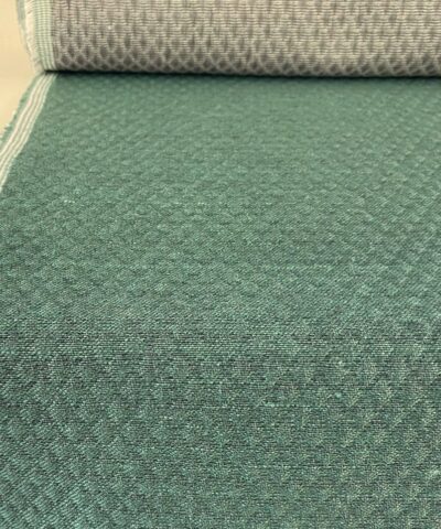 Vyva Fabrics Hemp Spiced Cardamom groen grijs