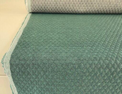 Vyva Fabrics Hemp Spiced Cardamom groen grijs