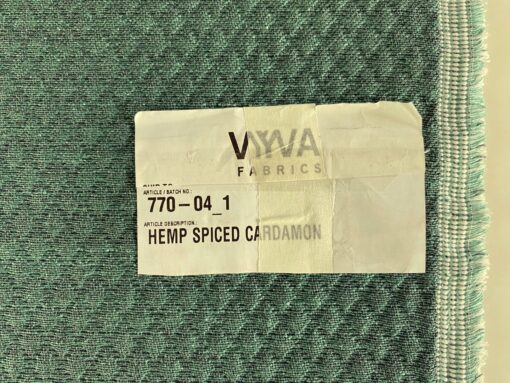 Vyva Fabrics Hemp Spiced Cardamom groen grijs