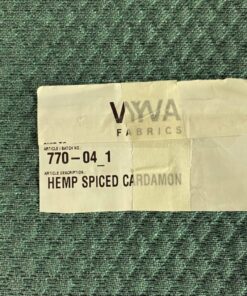 Vyva Fabrics Hemp Spiced Cardamom green-grey