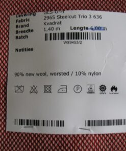 Kvadrat Steelcut Trio 3 636 pink red blue purple