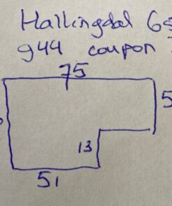 Kvadrat Hallingdal 65 944 groen coupon B