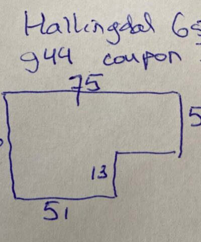 Kvadrat Hallingdal 65 944 groen coupon B