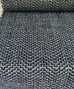 Casamance Flow Petrole petrol creme zilver bruin