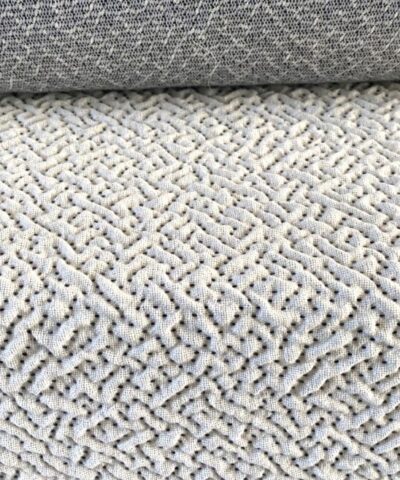Kvadrat Vale 112 creme zwart 3-D patroon