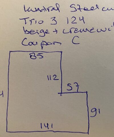 Kvadrat Steelcut Trio 3 124 creme bruin